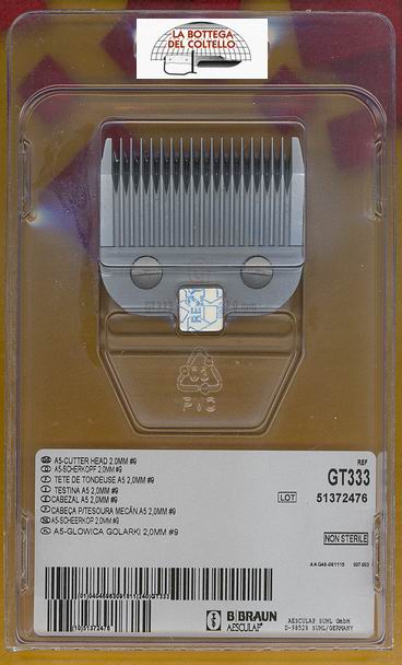 GT 333 mm 2 #9 clipper blade