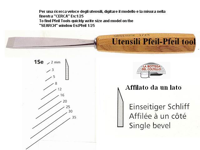 Pfeil across edged gouge 1SE/12