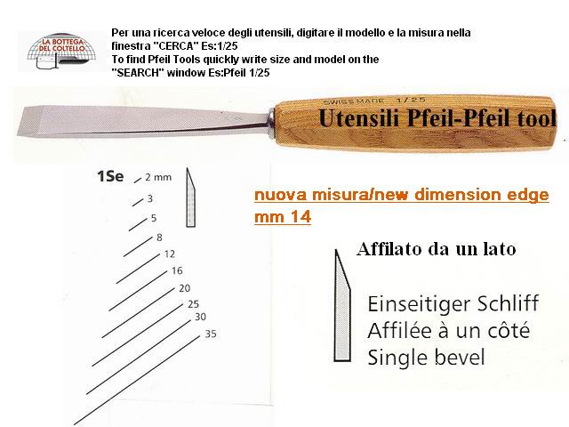 Pfeil across edged gouge 1SE/14