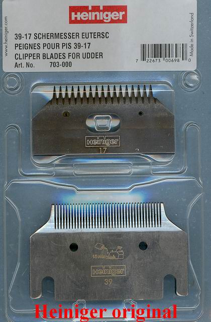 Heniger 39-17 Clipper blades set
