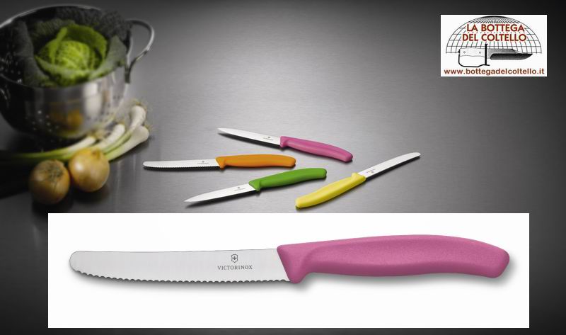 Victorinox Tomato and sausage knife pink