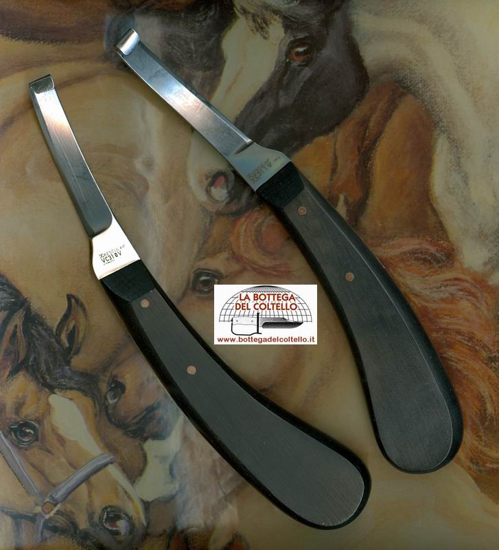 Hoof knife, small right cutting edge
