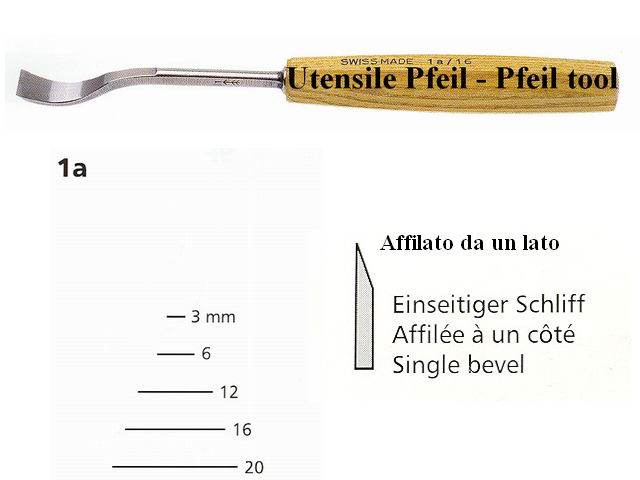 Scalpello legno 1A/12