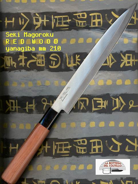 Coltello Kai magoroku red Yanagiba