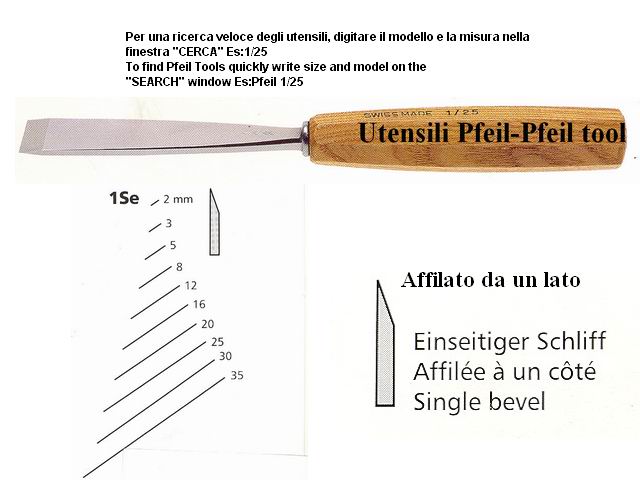  Pfeil across edged gouge 1SE/30