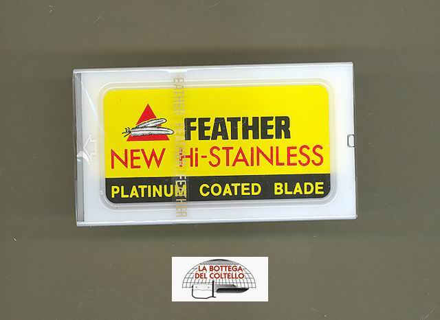 Feather lamette da barba Platinum