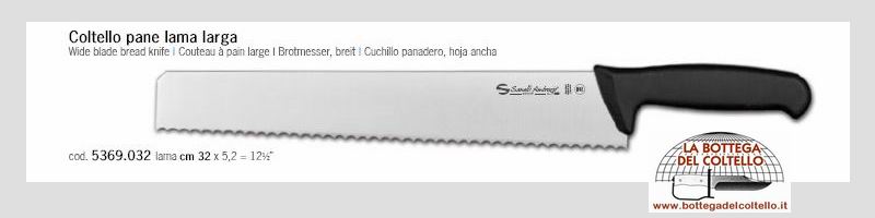 Sanelli Wide blade bread knife cm 32