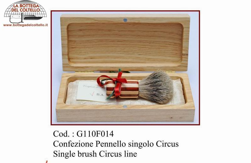 Confezione pennello singolo Circus Bugalla Studio