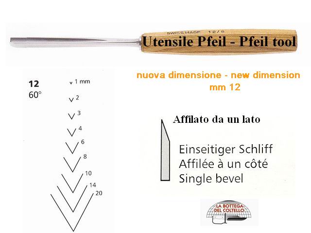 Pfeil 12/12 v-parting tool 60�