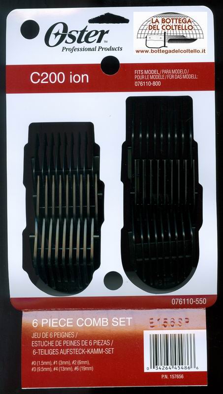 Oster C200 6 piece comb set