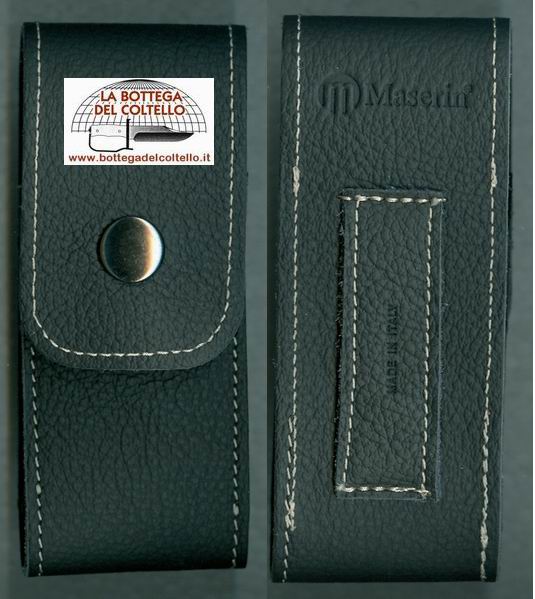 Black leatherette sheath