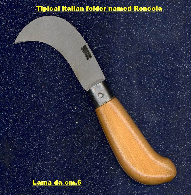 Roncola folding knife 6 by Codega