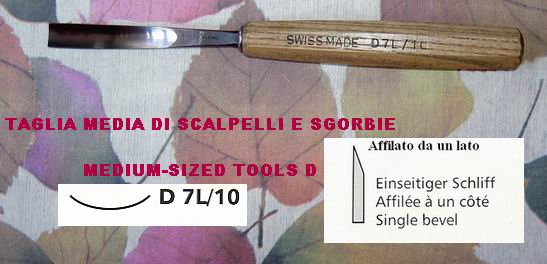Pfeil sgorbia curva D7L/10