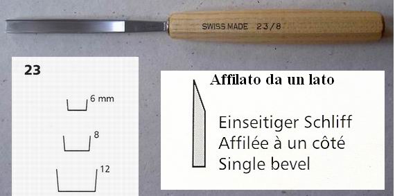 Scalpello Pfeil 23/8