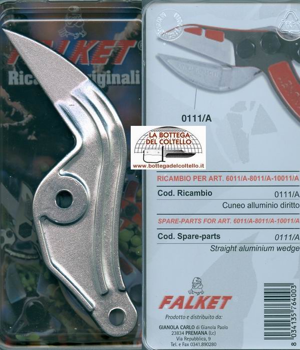 Falket 0111/A Straight aluminium wedge