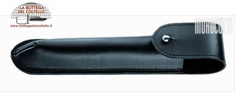Leather pouch for straight razors