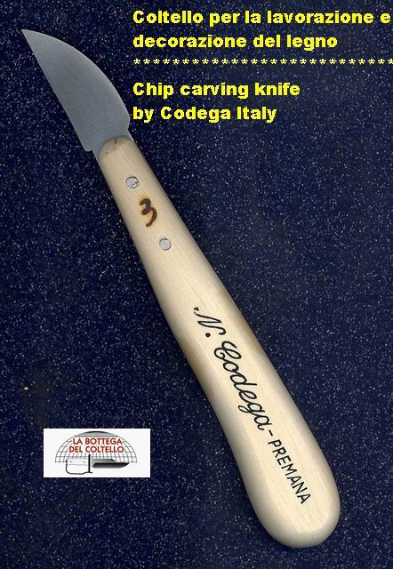 Coltello intagliatore legno n� 3 mm 43