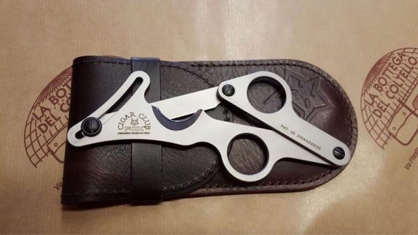 Cigar Cutter Cigar Club with sheath
