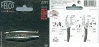 2 springs for Felco pruning shears 2/91