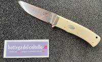 Fallkniven HK9 CX knife damascus and white micarta