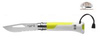 Outdoor Coltello Opinel bianco giallo