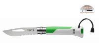 Outdoor Coltello Opinel bianco verde