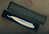 Straight razor 8/8 paperstone handle