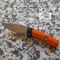 Sax fixed blade knife, black and orange